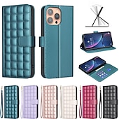 levne Pouzdra pro iPhone-telefon Carcasă Pro iPhone 16 iPhone 15 Pro Max Plus iPhone 14 13 12 11 Pro Max Plus Zadní kryt se stojánkem Magnetické Zip Retro TPU PU kůže
