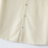 economico camicia da uomo con bottoni-Per uomo Camicia Completo di camicia Camicia estiva Camicia con bottoni Maglietta informale Camicia da spiaggia Nero Bianco Blu Kaki Grigio Manica corta Liscio Collo ripiegabile Hawaiano Per eventi 2