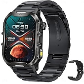 お買い得  スマートウォッチ-iMosi T26 スマートウォッチ 1.96 インチ スマート·ウォッチ ブルートゥース 温度監視 歩数計 着信通知 と互換性があります Android iOS 女性 男性 ハンドフリーコール 防水 メディアコントロール IP68 41mmの時計ケース