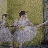 cheap Jacquard Woven Tapestries-Jacquard Woven Tapestry Gobelin Aubusson Wall Art Hanging Aubusson Large Tapestry Reproduction Loom Cotton Weave Ballet Class Belgian Tapestry (without tassels and rod)