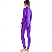 olcso Matt-Zentai öltöny Szerepjáték Jelmezek Bőrruházat Nindzsa Farsangi jelmez Overall Királyok napja Női Akrobatatrikó Szexi jelmez Tömör szín Spandex Lycra Ruha mert Mindszentek napja Farsang Álarcos