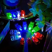 preiswerte Deko-10 stücke led-licht finger licht licht ring laser licht bungee dance hand lampe sashimi lampe konzert atmosphäre requisiten