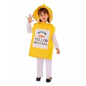 economico Costumi per bambini-buongustaio Vestiti Carnevale Costume cosplay Costumi della famiglia del gruppo di Halloween Per bambini Da ragazzo Da ragazza Costume divertente Prestazioni Carnevale Mascherata Costume di Carnevale
