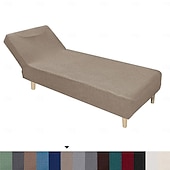 billiga Sofföverdrag-armless lounge schäslong underdrag, stretch schäslong överdrag för vardagsrum schäslong armless schäslong inomhus undercover för sovrum schäslong mjukt jacquardtyg maskintvättbar