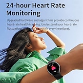 Χαμηλού Κόστους Smartwatch-696 i102 Έξυπνο Ρολόι Φυσικής Κατάστασης Tracker ECG PPG Bluetooth Υπενθύμιση Κλήσεων Android iOS IP67 40mm 1.43
