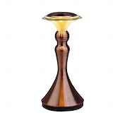 cheap Table Lamps-LED Desk Light Touch Controlled Reading Light Bar Metal Table Lamp Portable Battery Table Retro Night Light LED Restaurant Bedroom Bedside Restaurant USB Charging Light 1PC