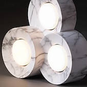 economico Lampade da soffitto-lampada da soffitto a led sorgente luminosa a 3 colori downlight a soffitto cilindrico a 1/2/3 luci plafoniere a soffitto per camera da letto soggiorno ufficio cucina salotto sala da pranzo 110-240 v
