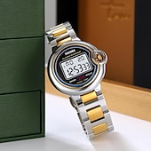 economico Orologi digitali-SKMEI Da donna Orologio digitale Di tendenza Orologio casual Orologio da polso Luminoso Allarme sveglia Calendario Data Acciaio inossidabile Guarda