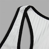 economico Canotte da palestra-Per uomo Canotta Canottiera Senza Maniche Girocollo Estate Blocco di colori Striscia di Fossa Moda Designer Sportivo 2 Pezzi All&#039;aperto Casuale Uscire Bianco + rosa Rosa / grigio Blu reale + nero