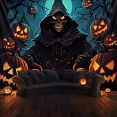 tanie Dekoracja Halloween-dekoracje halloween dziewczyna duch wiszący gobelin sztuka ścienna duży gobelin dekoracja ścienna tło zdjęcia koc zasłona dom sypialnia salon