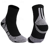 abordables Calcetines de running-Calcetines Deportivos Calcetines para correr Calcetines de agarre 1 Par Bloque de Color Hombre Calcetines A prueba de resbalones Transpirable Reductor del Sudor Cómodo Entrenamiento de gimnasio