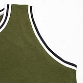 cheap Tank Tops-Men's Tank Top Vest Top Undershirt Sleeveless Shirt Sleeveless Crewneck Summer Color Block Fashion Daily Sport Vacation Sports &amp; Outdoor Going out Black Yellow Red Top Tee for Men