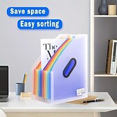 cheap Office Supplies-A4 Multi-layer Vertical Organ Package Large Capacity Bll folder File Box Office Storage Papers Folder