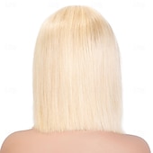 economico Parrucche lace front capelli veri-parrucche bob bionde capelli umani 613 parrucca bob bionda 13x4 hd parrucca bob anteriore trasparente in pizzo per le donne pre pizzicate con i capelli del bambino senza colla parrucca bob taglio