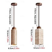 ieftine Designul cilindrului-LED pandantiv lumina din piatra design pandantiv vintage living dormitor sufragerie 110-240v