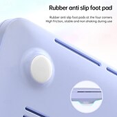 abordables Sacs, sacs à dos pour PC portables-MacBook Etuis Compatible avec Macbook Air Pro 13,3 14 16.0 pouce Dur Plastique Clair comme de l&#039;eau de roche