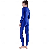 olcso Matt-Zentai öltöny Szerepjáték Jelmezek Bőrruházat Nindzsa Farsangi jelmez Overall Királyok napja Női Akrobatatrikó Szexi jelmez Tömör szín Spandex Lycra Ruha mert Mindszentek napja Farsang Álarcos