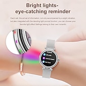 abordables Pulseras inteligentes-696 CF37 Reloj inteligente 1.27 pulgada Pulsera inteligente Bluetooth Podómetro Recordatorio de Llamadas Seguimiento del Sueño Compatible con Android iOS Mujer Hombre Llamadas con Manos Libres