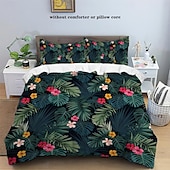 economico Set copripiumino-copripiumino con piante tropicali - include copripiumino e federe - design botanico lussureggiante e vivace - tessuto morbido e confortevole - perfetto per aggiungere un tocco rinfrescante all&#039;arredamento della tua camera da letto