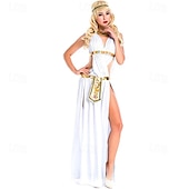 cheap Ancient Rome&amp;Egypt-Retro Vintage Ancient Greek Ancient Rome Dress Cosplay Costume Outfits Venus Greek Goddesses Women&#039;s Walpurgis Night Halloween Carnival Masquerade Event / Party Bachelorette Party Adults&#039; Dress