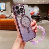 Недорогие Чехлы для Samsung-телефон Кейс для Назначение SSamsung Galaxy айфон 16 iPhone 15 14 Pro Max Plus iPhone 13 12 11 Pro Max Кейс на заднюю панель Магнитный адсорбционный футляр