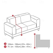 voordelige Bankhoes-Waterdichte bankhoes met wafelstructuur, elastische bankovertrek voor 1/2/3/4-zitsbanken, L-vormige hoekbanken en andere meubelbeschermers.
