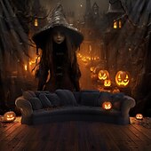tanie Dekoracja Halloween-dekoracje halloween dziewczyna duch wiszący gobelin sztuka ścienna duży gobelin dekoracja ścienna tło zdjęcia koc zasłona dom sypialnia salon