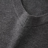 cheap Men&#039;s Pullover Sweater-Men&#039;s Pullover Sweater Jumper Knit Sweater Ribbed Knit Regular Knitted Plain V Neck Fashion Basic Daily Wear Date Clothing Apparel Fall &amp; Winter Black White S M L