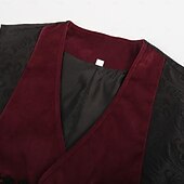 זול הלבשה עליונה-רטרו\וינטאג' ימי הביניים רנסנס וסט חזייה נסיך אָצִיל תחפושות בגדי ריקוד גברים סטימפאנק נשף מסכות קרנבל מסיבה מבוגרים חֲזִיָה