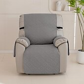 cheap Recliner Cover-100% Waterproof Reclining Couch Covers, Non Slip Covers for Recliner Chair with Pocket, Washable Reclining Chair Quilted Furniture Protector for Kids, Pets