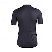 cheap Men's Jerseys-Men's Cycling Jersey Letter &amp; Number Short Sleeve Bike Tee Tshirt Jersey Top with 3 Rear Pockets Mountain Bike MTB Road Bike Cycling Quick Dry Breathable Sports Black White Blue Clothing Apparel