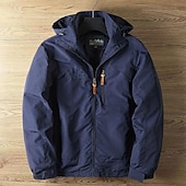 abordables Softshell, polares y chaquetas de montaña-Hombre Chaqueta Softshell Chaqueta para senderismo Al aire libre Resistente al Viento Resistente al Agua Sudadera Chaqueta cortavientos Camping / Senderismo / Espeleología Viaje Negro Verde Ejército