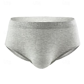 cheap Men&#039;s Briefs Underwear-Men&#039;s 1 PCS Boxers Underwear Boxer Shorts Modal Breathable Soft Comfortable Plain Mid Rise Black White