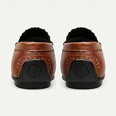 levne Neformální-pánské hnědé mokasíny z krokodýlí kůže - stylové slip-on společenské boty pro podnikání i běžné nošení