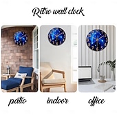 baratos Até 30 $-relógio de parede moderno operado por bateria, sem ticking, para quarto, sala de estar, escritório