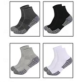 abordables Calcetines de running-calcetines de compresión de talla grande calcetines deportivos deportivos calcetines para correr 1 par de calcetines a rayas antideslizantes transpirables absorbe el sudor cómodo entrenamiento de
