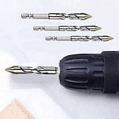 economico Strumenti manuali-set di punte elicoidali eccentriche ad alta resistenza - acciaio ad alta velocità per legno, plastica e metallo - strumento di filettatura versatile e durevole - dimensioni disponibili 6 mm, 8 mm, 10