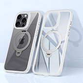 お買い得  iPhone用ケース-電話 ケース 用途 iPhone 16 iPhone 15 プロマックスプラス iPhone 14 13 12 Pro Max Plus バックカバー スタンド付き クリア 耐衝撃 TPU メタル