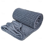 preiswerte Bettdecken-Flanell karierte Decke Herbst- und Winterdecke Bettdecke Büro warme Nickerchendecke Sofadecke