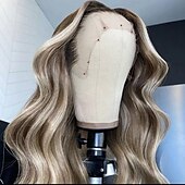 voordelige Pruiken van echt haar, met kanten voorzijde-Remy mensenhaar 13x6 sluiting 4x13 Sluiting 4x4 Sluiting Pruik Zijdeel Middelste stuk Gratis deel Braziliaans haar Body Golf Golvend Donker Grijs Meerkleurig Pruik 130% 150% 180% Haardichtheid met