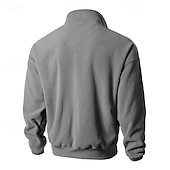economico Softshell, pile e giacche da escursionismo-Per uomo Giubbino da escursione Giacca in pile da escursione Inverno All&#039;aperto Caldo Morbido Comodo Giacche in pile Cerniera intera Scalate Campeggio / Escursionismo / Speleologia Viaggi Nero Verde