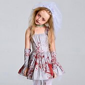 levne Kostýmy pro páry a skupiny-Duch předvečer Všech svatých Cosplay kostým Kostým na Večírek Maškarní Úbory cosplay Dětské Dospělé Dámské Dívčí předvečer Všech svatých Karneval Plesová maškaráda Výkon Párty předvečer Všech svatých