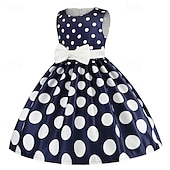 preiswerte Partykleider-Mädchen&#039; 3D Stelle Party Kleid Ärmellos Sommer Leistung Party Geburtstag Prinzessin Schön Süß kinderkleidung 4-12 Jahre abendkleider Schaukelkleid A Linie Kleid Midi Regular Fit