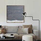 preiswerte Landschaftsgemälde-handgemaltes Ölgemälde beige braun Malerei braun Wabi Sabi Kunstwerk strukturiertes Ölgemälde beige Ölgemälde braun abstraktes Ölgemälde Leinwandkunst moderne horizontale Dekorkunst