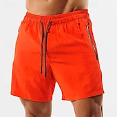 billiga Löparshorts-Herr Joggingshorts Gymshorts Tröjor Ficka Snörning Elastiskt midjeband Shorts Utomhus Sport &amp; Utomhus Sport Snabb tork Lättvikt Mjuk Maraton Löpning Träna Skräddarsydd passform Sportkläder Sportkläder