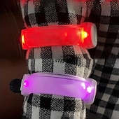 お買い得  キャンプ用ライトとランタン-夜間ランニングライトアームバンド1個 - ランニング、ウォーキング、ジョギング、サイクリング用の点滅モードを備えた視認性の高い反射LED安全バンド - 電池付き、ランダムカラー、調節可能、多用途