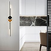 お買い得  室内ウォールライト-LED 屋内壁掛けライト 温白色 90cm 北欧 クラシック ロングストリップ リニアバー LED 壁取り付け用燭台 ライト ミニマリズム ブラック オレンジ ホワイト 照明器具 浴室 化粧台 壁掛け 寝室 廊下用 110-240V