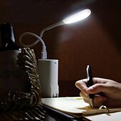 Недорогие Лампы для чтения-светодиодный светильник для книг, USB-лампа для чтения, гибкий светодиодный настольный светильник, сенсорный светильник с регулируемой яркостью, учебная лампа для ноутбука, спальни, настольное