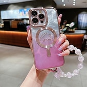 Χαμηλού Κόστους iPhone Θήκες-τηλέφωνο tok Για iPhone 16 iPhone 15 14 Pro Max Plus iPhone 13 12 11 Pro Max Πίσω Κάλυμμα Θήκη μαγνητικής προσρόφησης Διαφανής με τον Lanyard Υποστήριξη ασύρματης φόρτισης Καρδιά Διαβάθμιση χρώματος