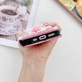 cheap iPhone Cases-Phone Case For Samsung Galaxy iPhone 16 iPhone 15 Pro Max Plus iPhone 14 13 12 11 Pro Max Plus Mini SE Wallet Case for Women Girl with Stand Holder Magnetic Bling Glitter Shiny Flower Floral TPU